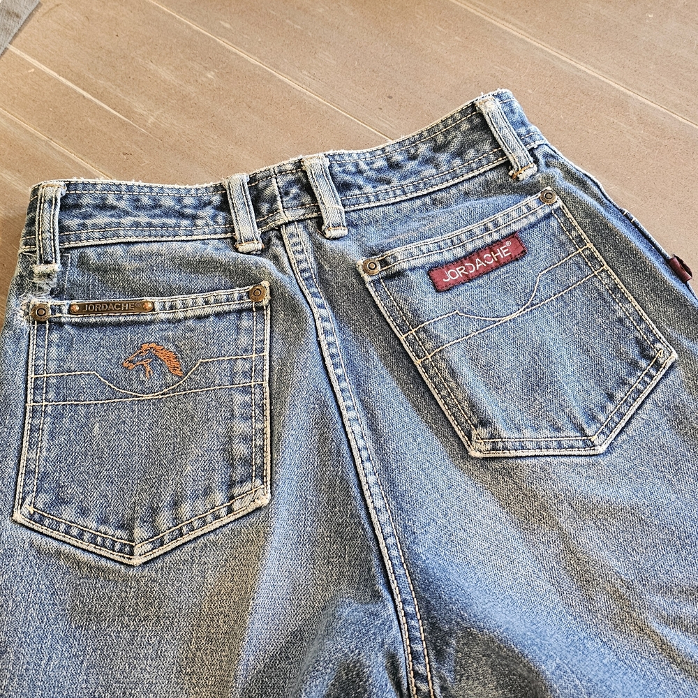 Jordache Light Blue Denim Jeans with Red Label.